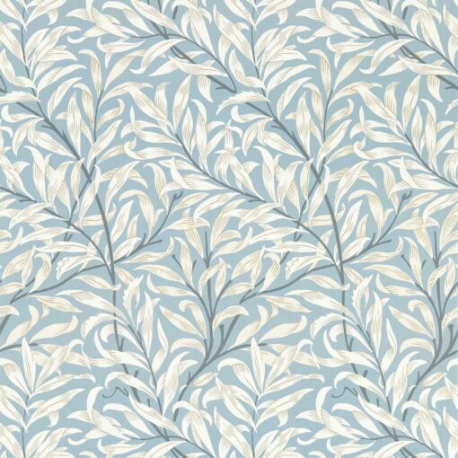 Willow Boughs Wallpaper in Dove