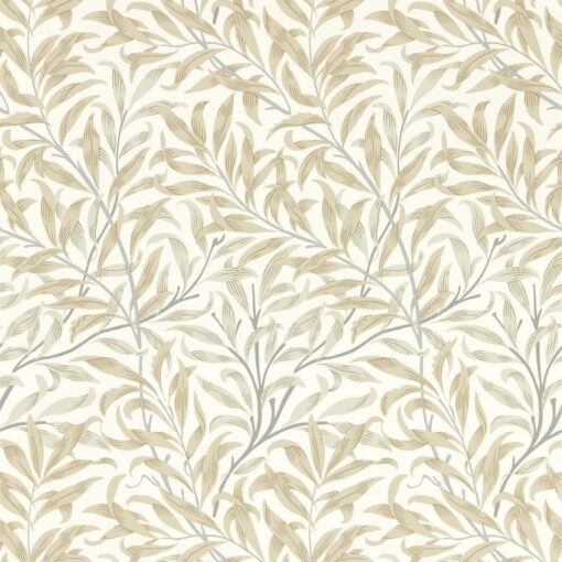 Willow Boughs Wallpaper in Linen