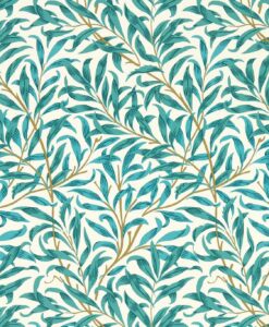 Willow Boughs Wallpaper in Teal
