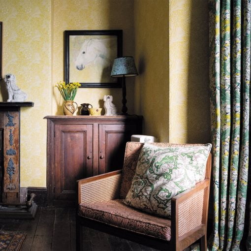 Marigold Wallpaper by Morris & Co in Yellow