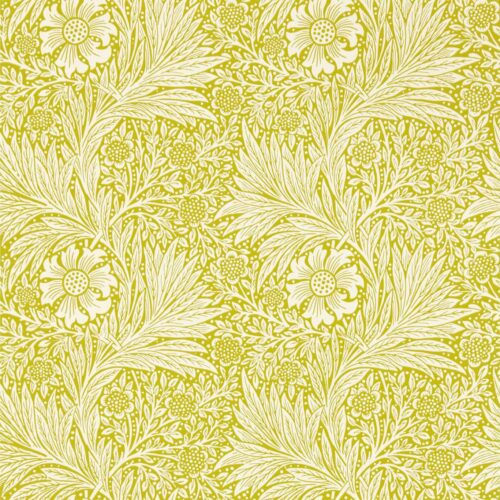 Marigold Wallpaper In Chartreuse | Silk Interiors Wallpaper Australia