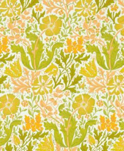 Compton Wallpaper in Summer Yellow by Morris & Co.
