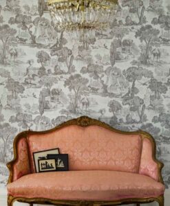 Versailles Wallpaper by Cole and Son in Grey