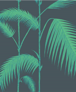 Palm Leaves Wallpaper by Cole & Son in Turquoise