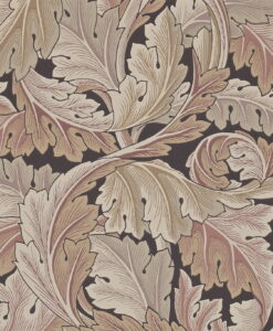 Acanthus Wallpaper by Morris & Co in Terracotta