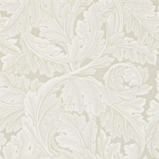 Acanthus Wallpaper by Morris & Co in Chalk