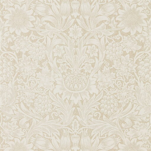 Sunflower Wallpaper by Morris & Co in Parchment and Gold