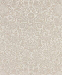 Pure Sunflower Wallpaper by Morris & Co in Pearl and Ivory