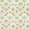 Morris and Co Daisy Wallpaper in Pink and Willow