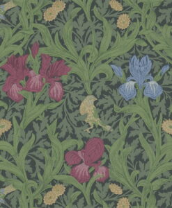 Iris Wallpaper in Floral and Botanical by Morris & Co