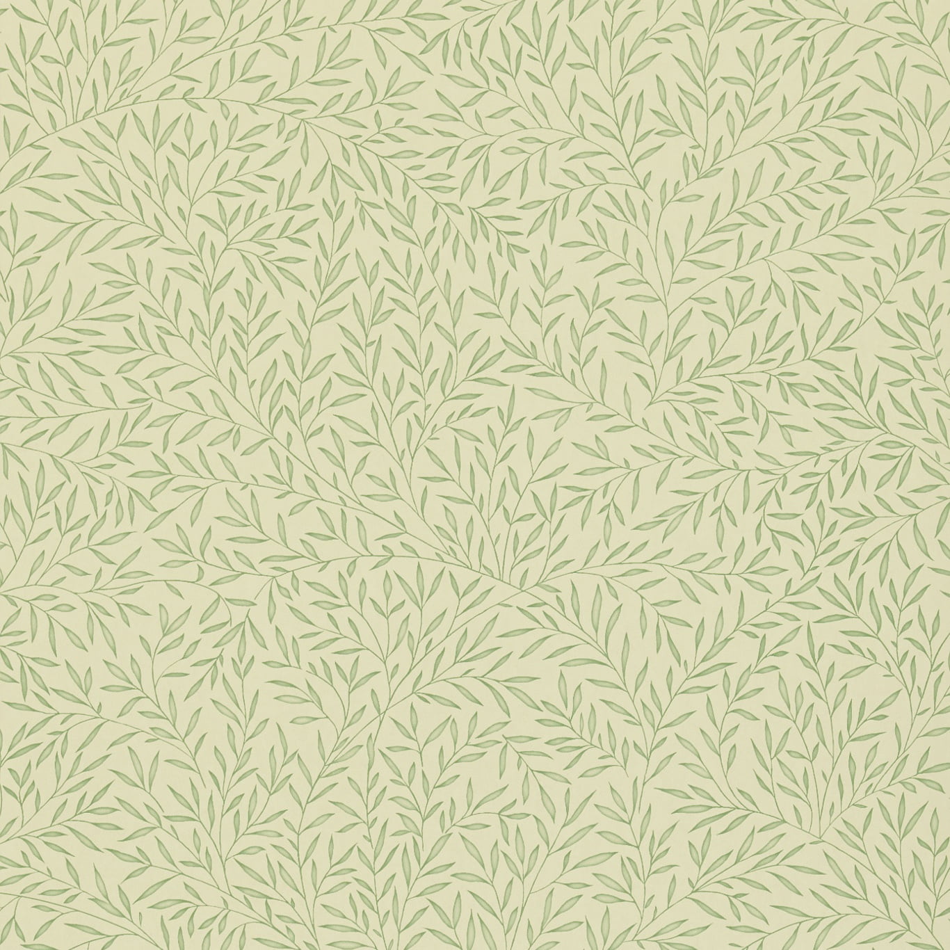 Lily Leaf Wallpaper in Eggshell - Silk Interiors Wallpaper Australia