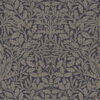 Pure Acorn Wallpaper by Morris & Co in Charcoal and Gilver