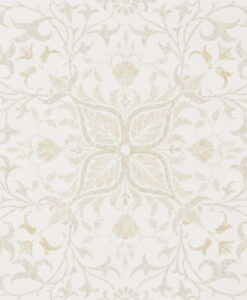 Pure Net Ceiling Wallpaper - Ecru and Linen