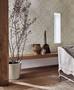 Pure Net Ceiling Wallpaper by Morris & Co in neutral