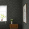 Signe Wallpaper in Charcoal by Sandberg Wallpaper i