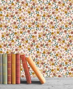 Florescence Wallpaper by LILIPINSO in Light Pink