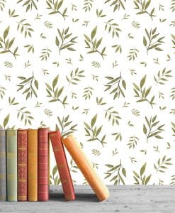 Foliage Wallpaper in Green by LILIPINSO