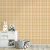 Graph Wallpaper in Mustard Yellow by LILIPINSO