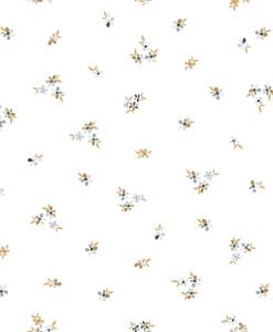 Floral Whisper Wallpaper by LILIPINSO in Snow