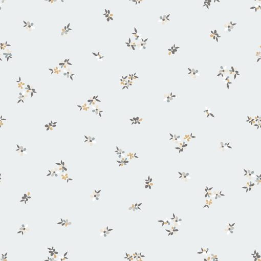 Floral Whisper Wallpaper by LILIPINSO in Light Blue