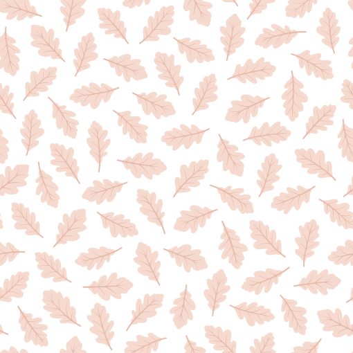 Oak leaves Wallpaper by LILIPINSO in Pink