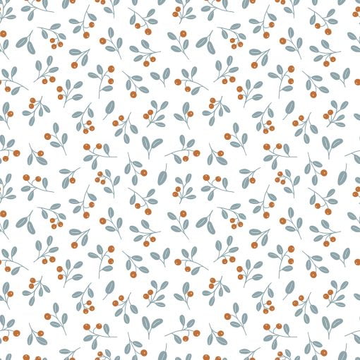 WILD BERRIES Wallpaper by LILIPINSO in CAMEL and WHITE