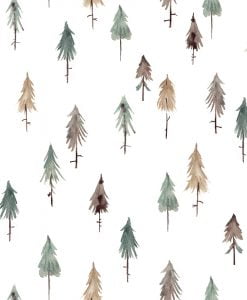 Pine Woods Wallpaper by LILIPINSO