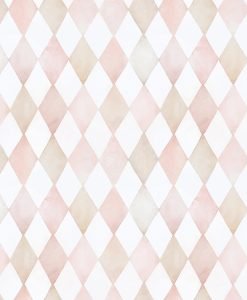 Harlequin Wallpaper by LILIPINSO in Pink