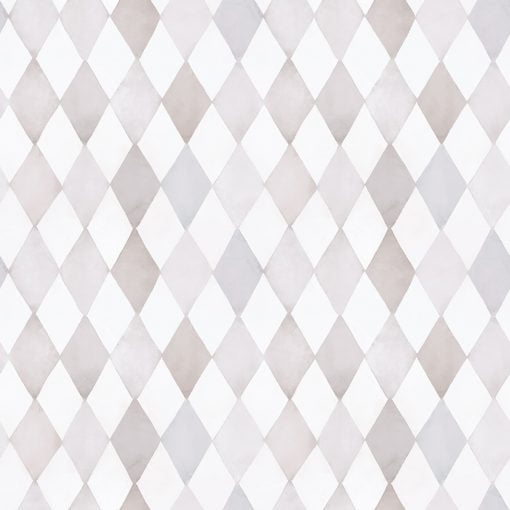 Harlequin Wallpaper by LILIPINSO in Grey