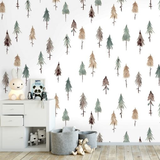 Pine Woods Wallpaper