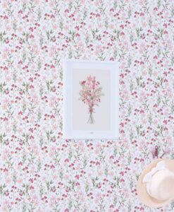 Spring Garden Wallpaper by LILIPINSO in Light Pink