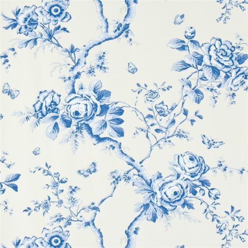 Ashfield Floral Wallpaper by Ralph Lauren in Delft
