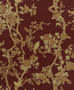 Ralph Lauren Marlowe Floral Wallpaper in Garnet