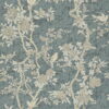Marlowe Floral Wallpaper in Slate