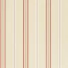 Dunston Stripe Wallpaper in Vermilion