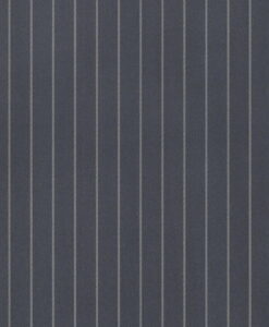Langford Chalk Stripe Wallpaper in Navy