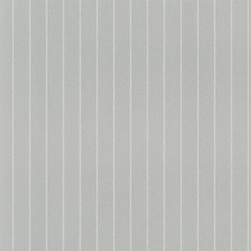 Langford Chalk Stripe Wallpaper in Light Grey