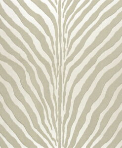 Ralph Lauren Zebra Wallpaper in Pearl Grey