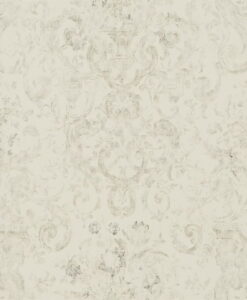 Old Hall Floral Wallpaper in Graphite