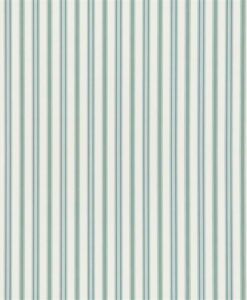 Basil Stripe Wallpaper in Teal