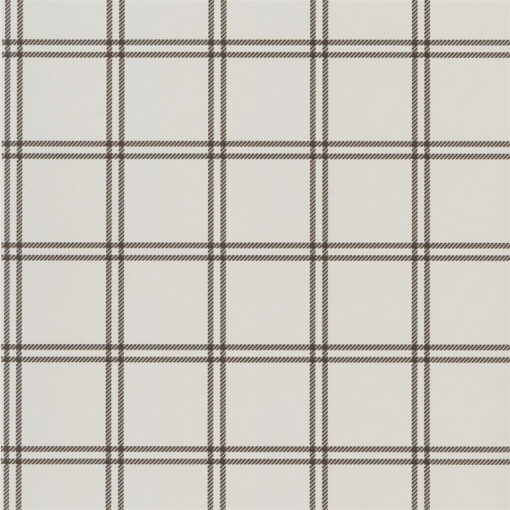 Shipley Window Pane Wallpaper by Ralph Lauren in Chocolate