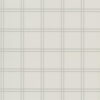 Shipley Windowpane Wallpaper in Light Grey by Ralph Lauren