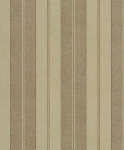 Monteagle Stripe Wallpaper in Tobacco