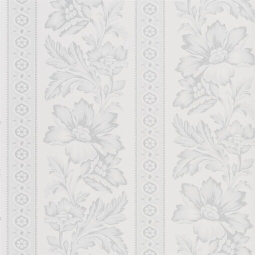 Gwinnet Toile Wallpaper in Light Grey