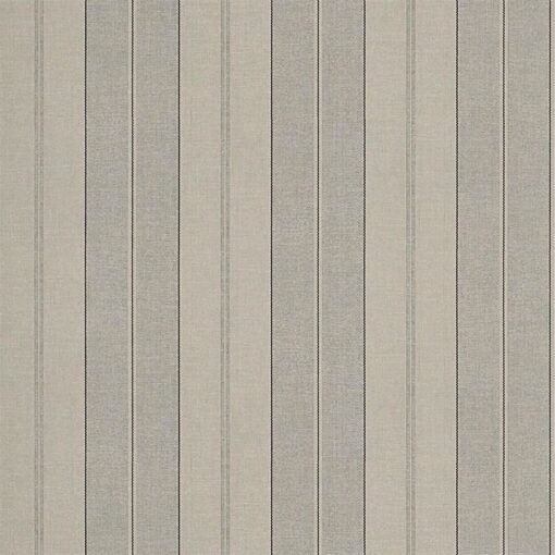 Seaworthy Stripe Wallpaper in Pewter by Ralph Lauren