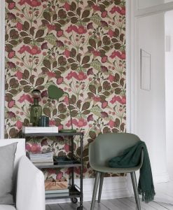 Vildtuta Wallpaper by Borastapeter in Pink
