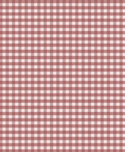Jack Wallpaper by Lorenzo Castillo in Red with Gingham checks