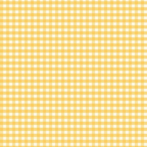 Jack Wallpaper by Lorenzo Castillo in Straw Yellow - gingham check