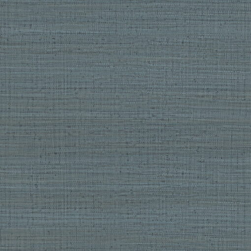 Ayllon Wallpaper by Lorenzo Castillo - Blue Grasscloth Wallpaper