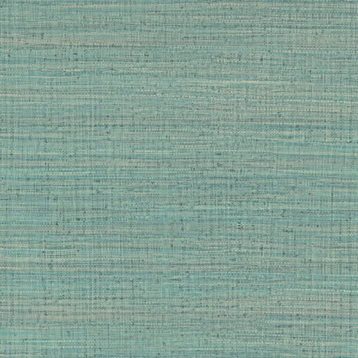 Ayllon Wallpaper by Lorenzo Castillo - Turquoise Grasscloth Wallpaper